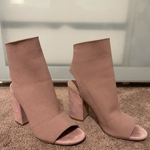 Steve Madden open toe/heel boots